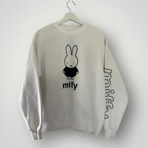Miffy Miffy White Sweatshirt size Small